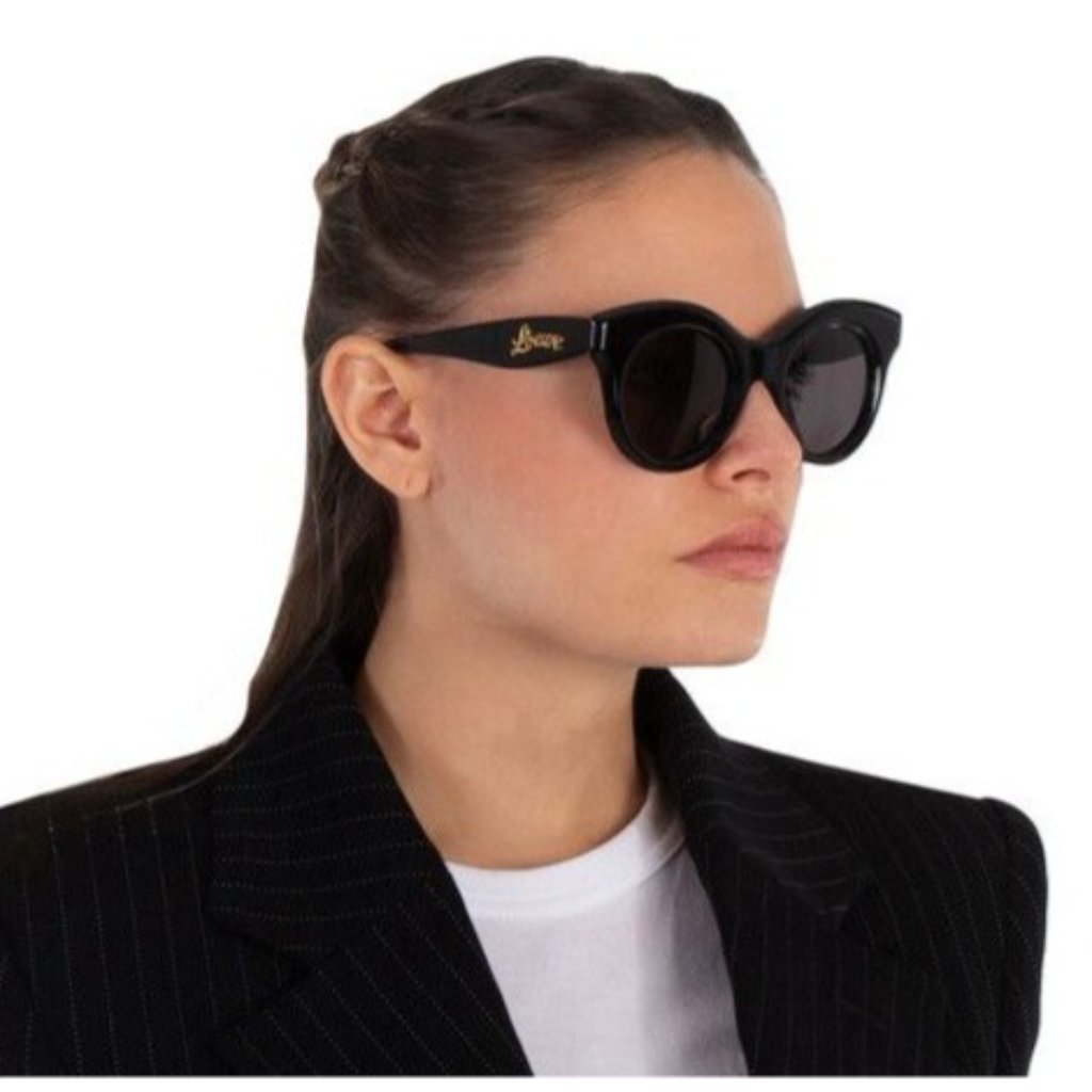 New Loewe Sunglasses Black Women Eyewear Loewe Lw40126i 01a